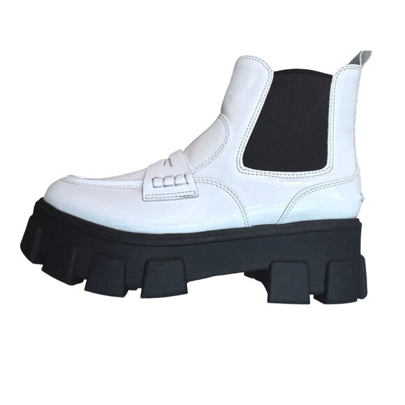 Circus By Sam Edelman Womens Dia Chelsea Platform White Boots Size 7 NWOB - Picture 4 of 10